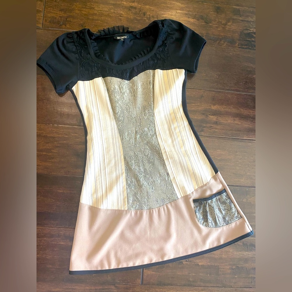 Kollontai mini dress with separate slip